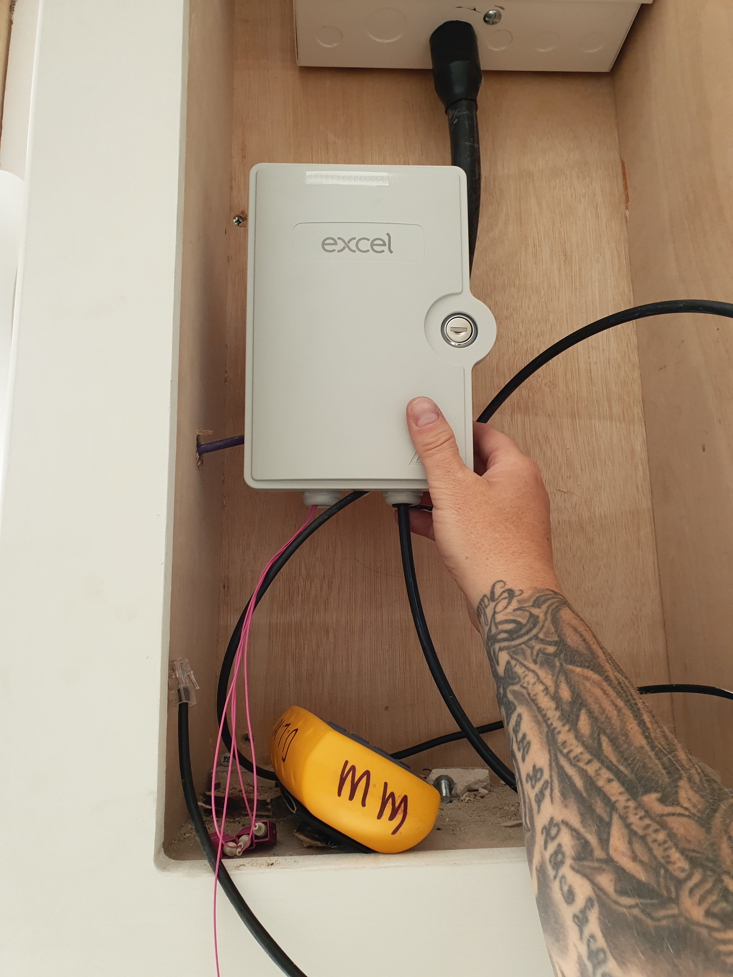 Excel fibre termination box