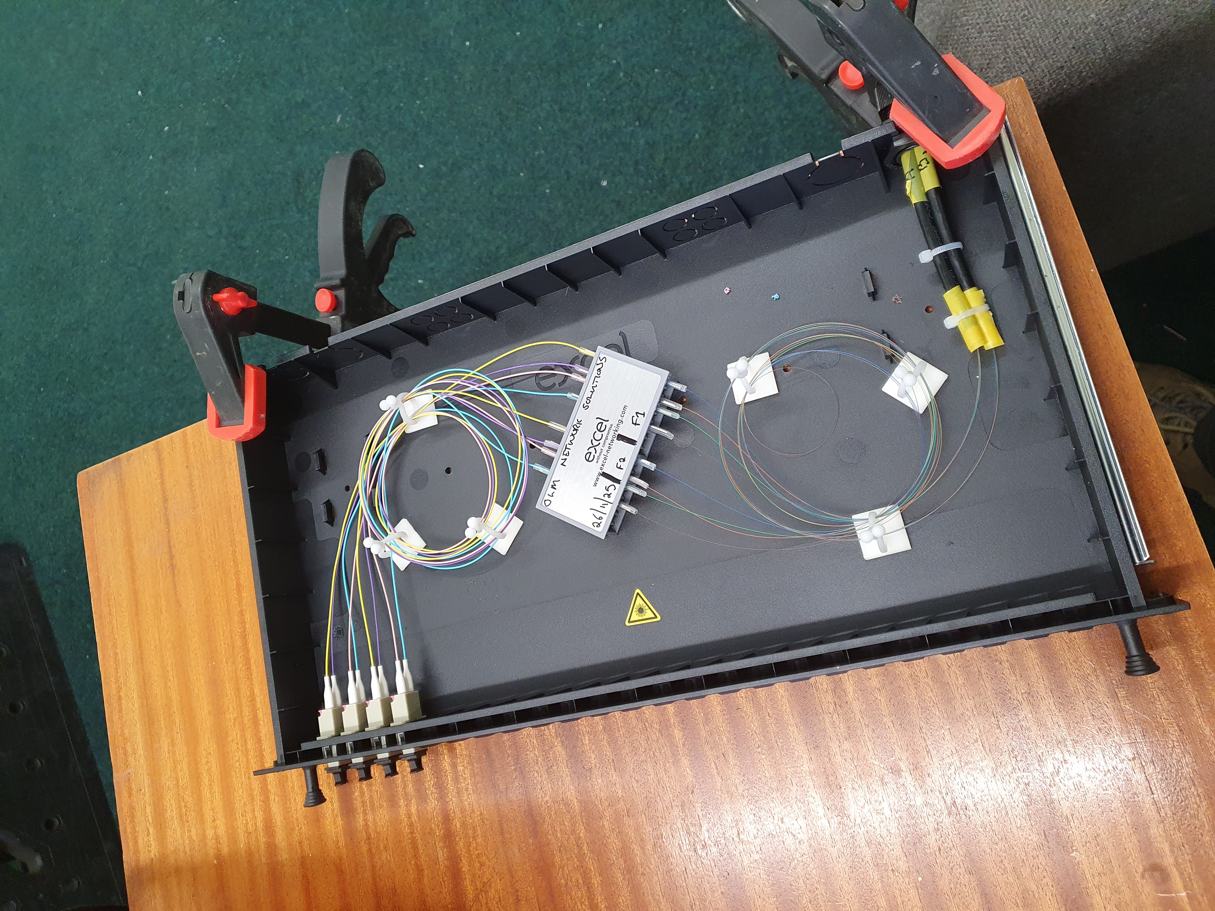 Excel fibre splice cassette